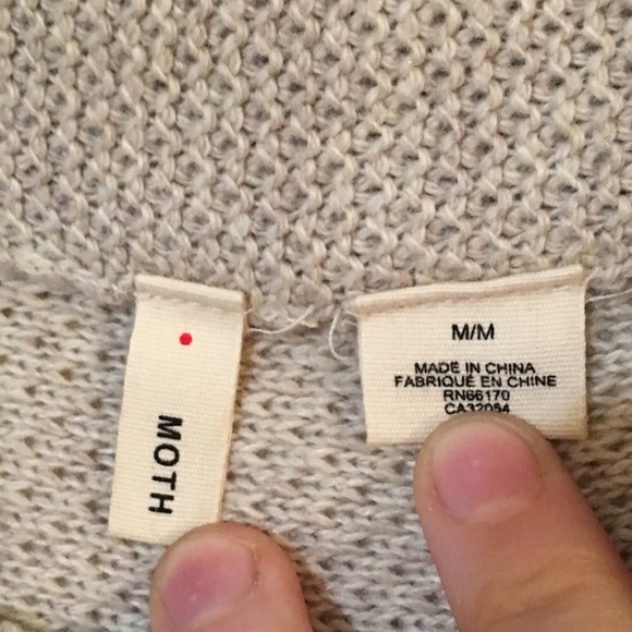 Cream Anthropologie Moth Ceres Sweater - Picture 3 of 7